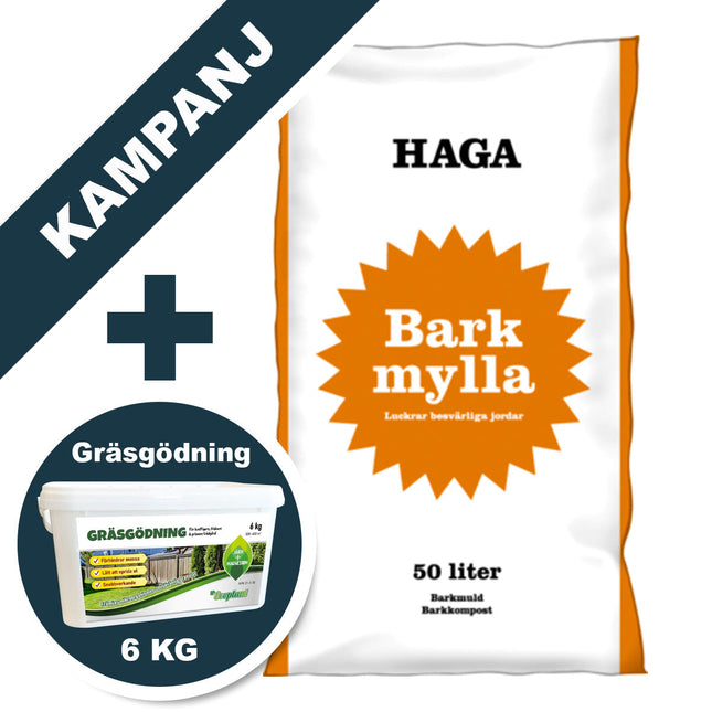 Haga Barkmylla 50L - Helpall 39st - Fraktfri